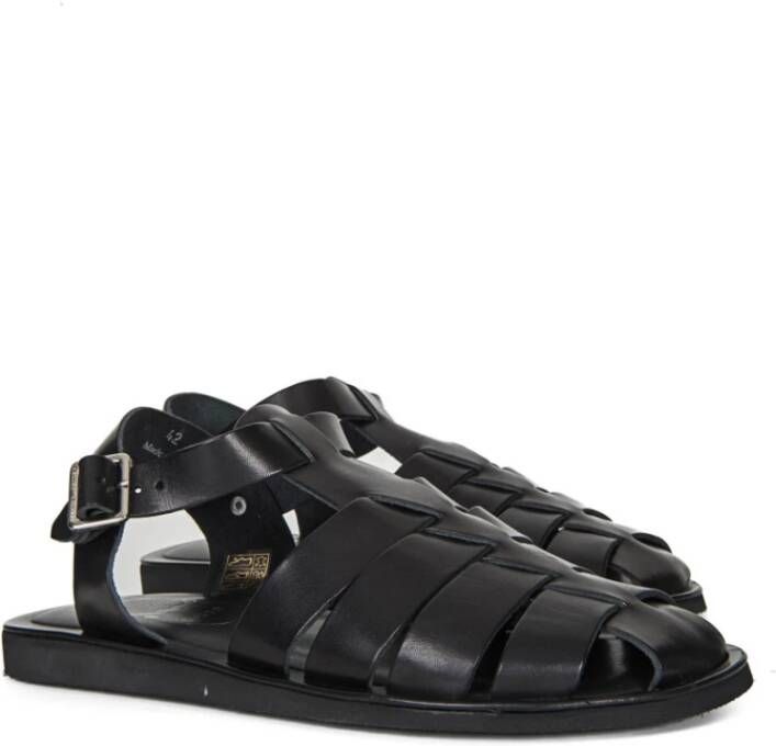 Casadei Platte sandalen Zwart Heren