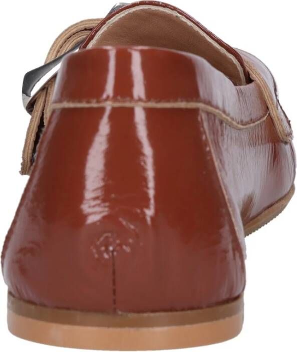Casadei Platte schoenen Bruin Brown Dames