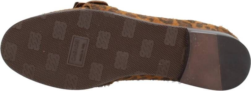 Casadei Platte schoenen Bruin Brown Dames