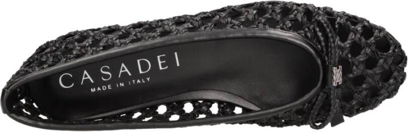 Casadei Platte schoenen Zwart