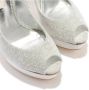 Casadei Glitter Platform Pumps Gray Dames - Thumbnail 3