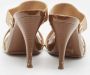 Casadei Pre-owned Canvas sandals Brown Dames - Thumbnail 5