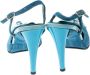Casadei Pre-owned Denim sandals Blue Dames - Thumbnail 4