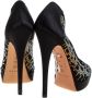 Casadei Pre-owned Fabric heels Black Dames - Thumbnail 4