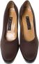 Casadei Pre-owned Fabric heels Brown Dames - Thumbnail 2