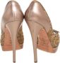 Casadei Pre-owned Fabric heels Gray Dames - Thumbnail 4