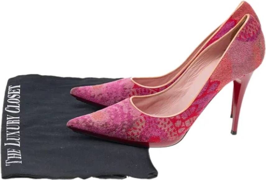 Casadei Pre-owned Fabric heels Multicolor Dames