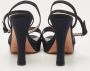 Casadei Pre-owned Fabric sandals Black Dames - Thumbnail 5