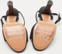 Casadei Pre-owned Fabric sandals Black Dames - Thumbnail 6