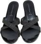 Casadei Pre-owned Fabric sandals Black Dames - Thumbnail 2
