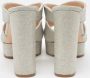 Casadei Pre-owned Fabric sandals Gray Dames - Thumbnail 5