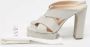 Casadei Pre-owned Fabric sandals Gray Dames - Thumbnail 9