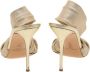 Casadei Pre-owned Fabric sandals Yellow Dames - Thumbnail 4
