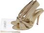 Casadei Pre-owned Fabric sandals Yellow Dames - Thumbnail 7
