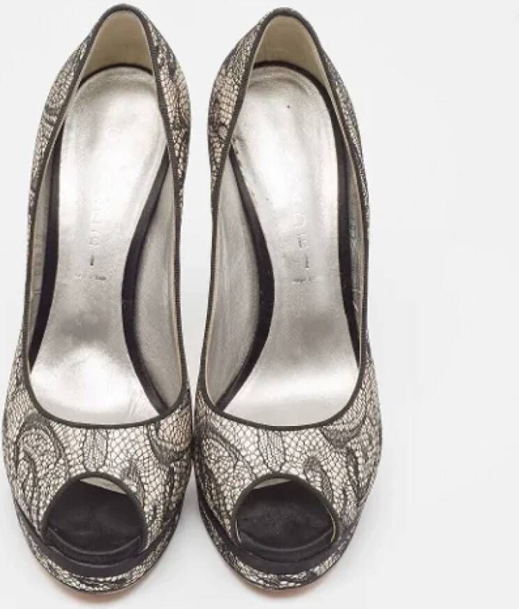Casadei Pre-owned Lace heels Multicolor Dames