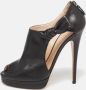 Casadei Pre-owned Leather boots Black Dames - Thumbnail 2