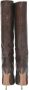 Casadei Pre-owned Leather boots Brown Dames - Thumbnail 3