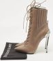 Casadei Pre-owned Leather boots Gray Dames - Thumbnail 8