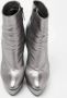 Casadei Pre-owned Leather boots Gray Dames - Thumbnail 3