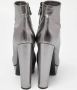 Casadei Pre-owned Leather boots Gray Dames - Thumbnail 5