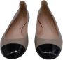 Casadei Pre-owned Leather flats Beige Dames - Thumbnail 3
