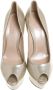 Casadei Pre-owned Leather heels Beige Dames - Thumbnail 2