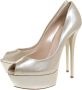 Casadei Pre-owned Leather heels Beige Dames - Thumbnail 3