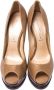 Casadei Pre-owned Leather heels Beige Dames - Thumbnail 2