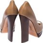 Casadei Pre-owned Leather heels Beige Dames - Thumbnail 4