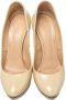 Casadei Pre-owned Leather heels Beige Dames - Thumbnail 2