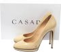 Casadei Pre-owned Leather heels Beige Dames - Thumbnail 8