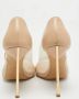 Casadei Pre-owned Leather heels Beige Dames - Thumbnail 5
