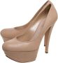 Casadei Pre-owned Leather heels Beige Dames - Thumbnail 3