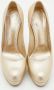 Casadei Pre-owned Leather heels Beige Dames - Thumbnail 3