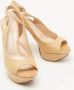 Casadei Pre-owned Leather heels Beige Dames - Thumbnail 4