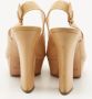Casadei Pre-owned Leather heels Beige Dames - Thumbnail 5
