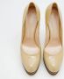 Casadei Pre-owned Leather heels Beige Dames - Thumbnail 3