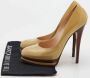 Casadei Pre-owned Leather heels Beige Dames - Thumbnail 9
