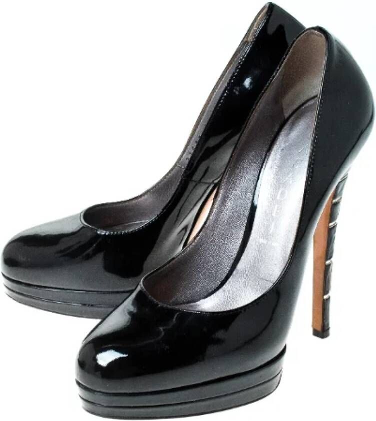 Casadei Pre-owned Leather heels Black Dames