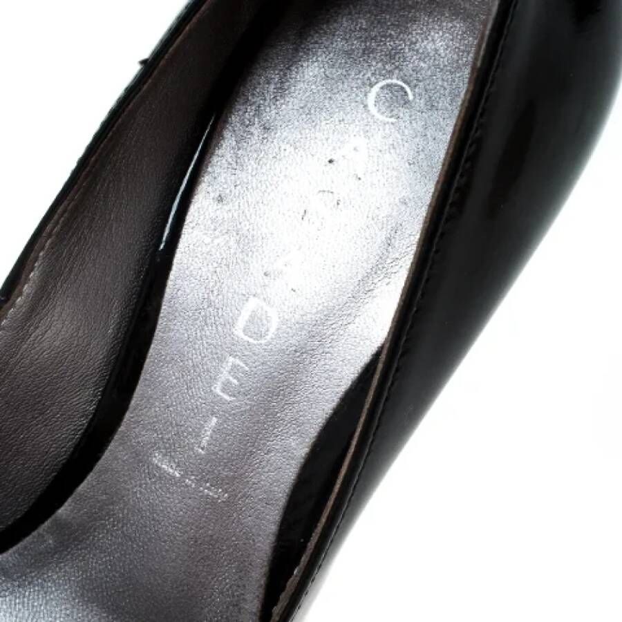 Casadei Pre-owned Leather heels Black Dames