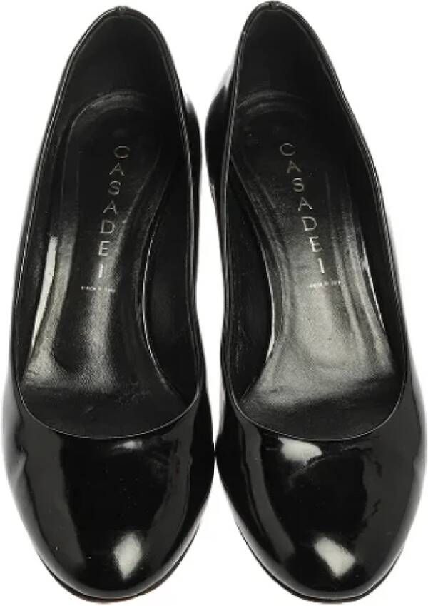 Casadei Pre-owned Leather heels Black Dames