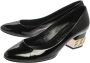 Casadei Pre-owned Leather heels Black Dames - Thumbnail 3