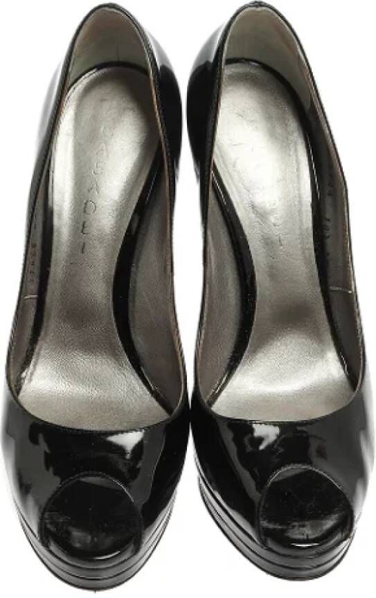 Casadei Pre-owned Leather heels Black Dames