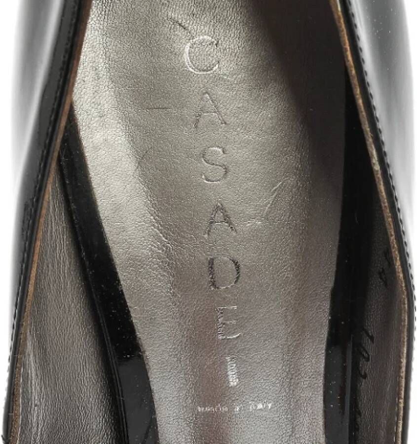 Casadei Pre-owned Leather heels Black Dames