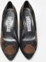 Casadei Pre-owned Leather heels Black Dames - Thumbnail 3