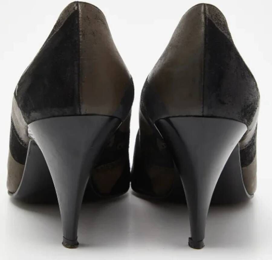 Casadei Pre-owned Leather heels Black Dames