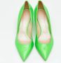 Casadei Pre-owned Leather heels Green Dames - Thumbnail 3