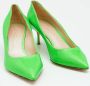 Casadei Pre-owned Leather heels Green Dames - Thumbnail 4