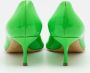 Casadei Pre-owned Leather heels Green Dames - Thumbnail 5