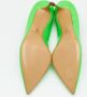 Casadei Pre-owned Leather heels Green Dames - Thumbnail 6